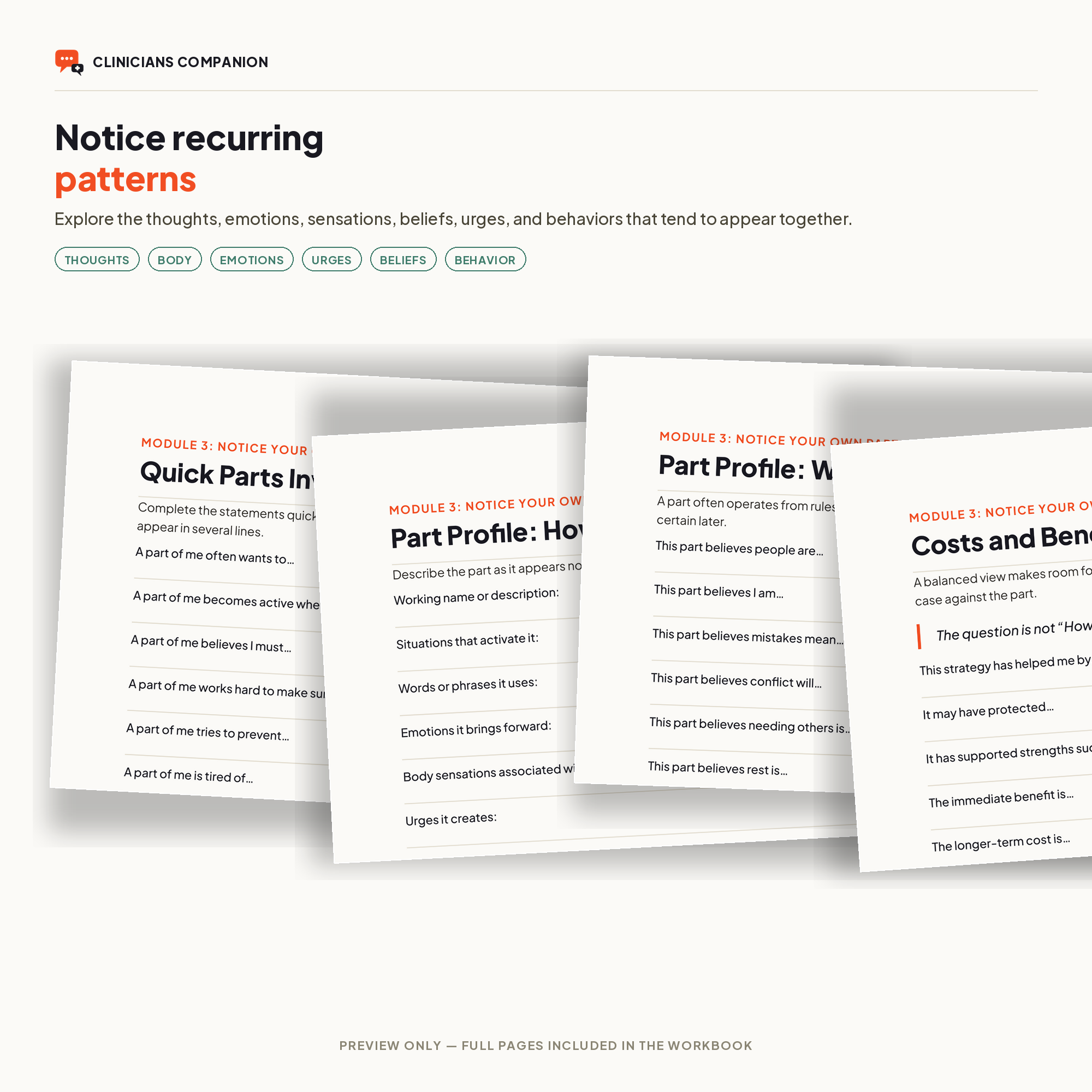 Recurring patterns workbook preview
